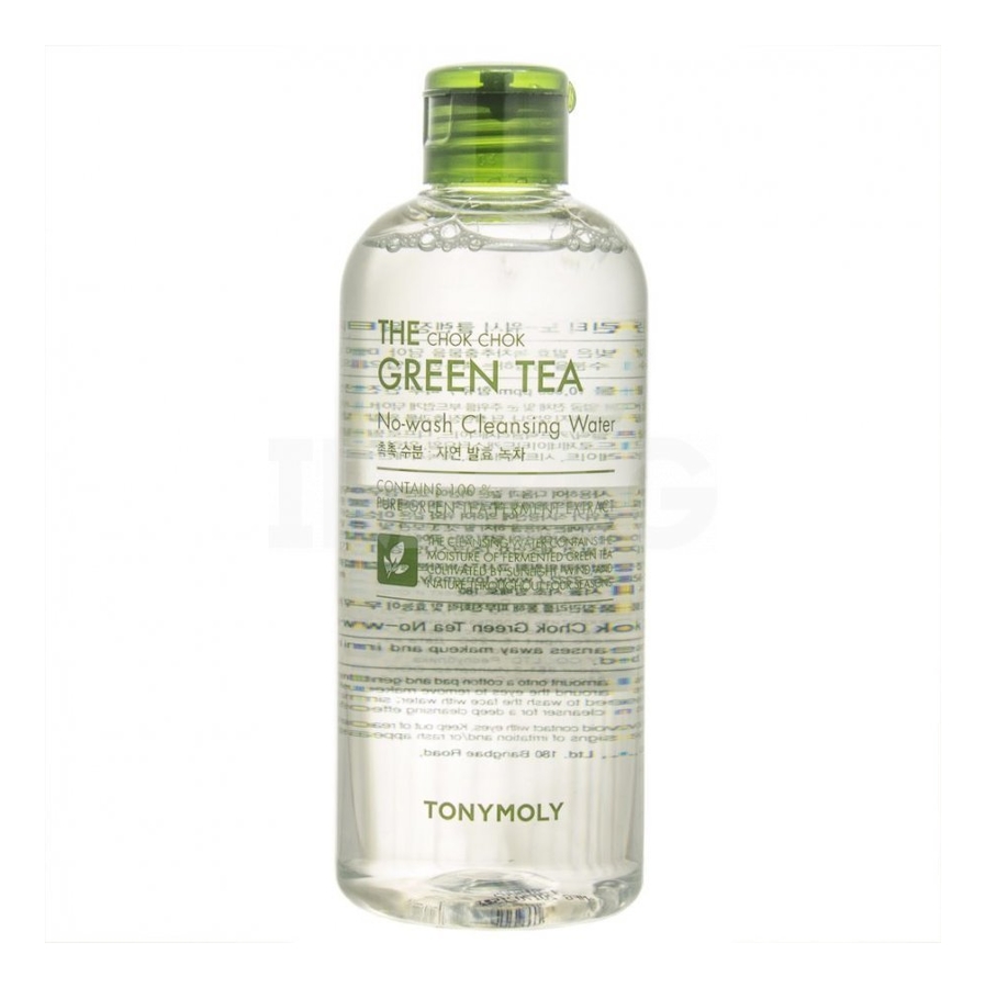 Мицеллярная вода для лица с экстрактом зеленого чая The Chok Chok Green Tea No-Wash Cleansing Water: Вода 300мл tonymoly the chok chok green tea cleansing water 500 ml