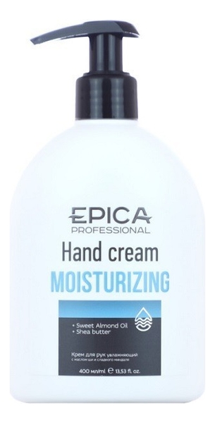 

Крем для рук увлажняющий Moisturizing Hand Cream: Крем 400мл, Крем для рук увлажняющий Moisturizing Hand Cream
