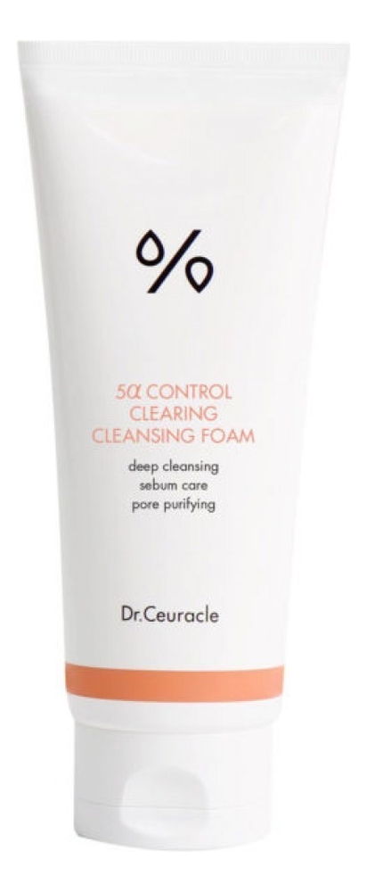 Пенка для умывания 5 Alpha Control Clearing Cleansing Foam 200мл