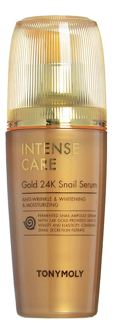 

Сыворотка для лица с муцином улитки и коллоидным золотом Intense Care Gold 24K Snail Serum 35мл
