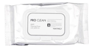Очищающие салфетки для снятия макияжа Pro Clean Soft Cleansing Tissue 280г