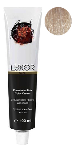 

Стойкая крем-краска для волос с протеинами пшеницы Luxor Color Permanent Hair Color Cream 100мл: 10.7 Платиновый блондин шоколадный, Стойкая крем-краска для волос с протеинами пшеницы Luxor Color Permanent Hair Color Cream 100мл