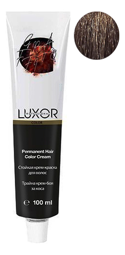 

Стойкая крем-краска для волос с протеинами пшеницы Luxor Color Permanent Hair Color Cream 100мл: 6.00 Темный блондин натуральный интенсивный, Стойкая крем-краска для волос с протеинами пшеницы Luxor Color Permanent Hair Color Cream 100мл