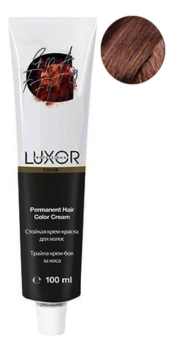 

Стойкая крем-краска для волос с протеинами пшеницы Luxor Color Permanent Hair Color Cream 100мл: 6.4 Темный блондин медный, Стойкая крем-краска для волос с протеинами пшеницы Luxor Color Permanent Hair Color Cream 100мл