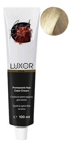 

Стойкая крем-краска для волос с протеинами пшеницы Luxor Color Permanent Hair Color Cream 100мл: 9.1 Очень светлый блондин пепельный, Стойкая крем-краска для волос с протеинами пшеницы Luxor Color Permanent Hair Color Cream 100мл