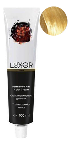

Стойкая крем-краска для волос с протеинами пшеницы Luxor Color Permanent Hair Color Cream 100мл: 9.7 Очень светлый блондин шоколадный, Стойкая крем-краска для волос с протеинами пшеницы Luxor Color Permanent Hair Color Cream 100мл