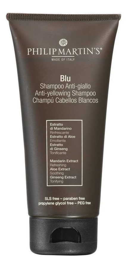 

Шампунь нейтрализующий желтизну волос Blu Anti Yellowing Shampoo: Шампунь 200мл, Шампунь нейтрализующий желтизну волос Blu Anti Yellowing Shampoo