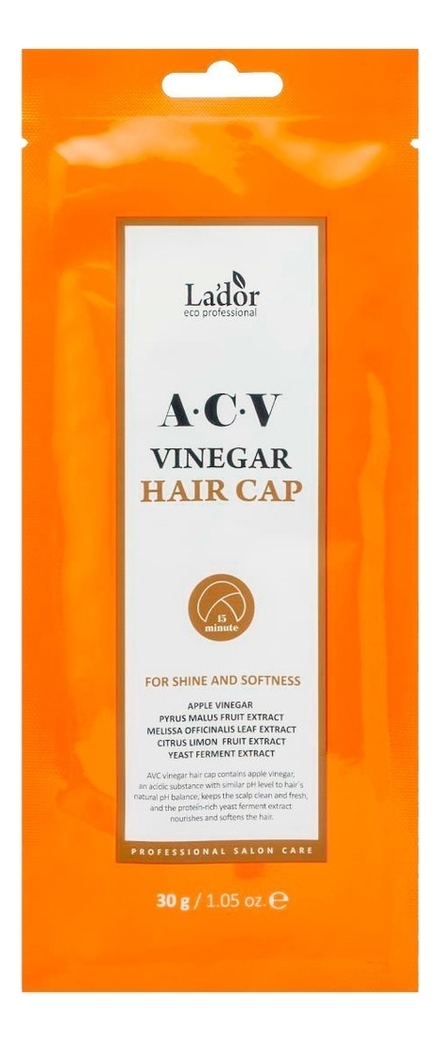 

Маска-шапка для волос с яблочным уксусом ACV Vinegar Hair Cap 30г: Маска 1шт, Маска-шапка для волос с яблочным уксусом ACV Vinegar Hair Cap 30г