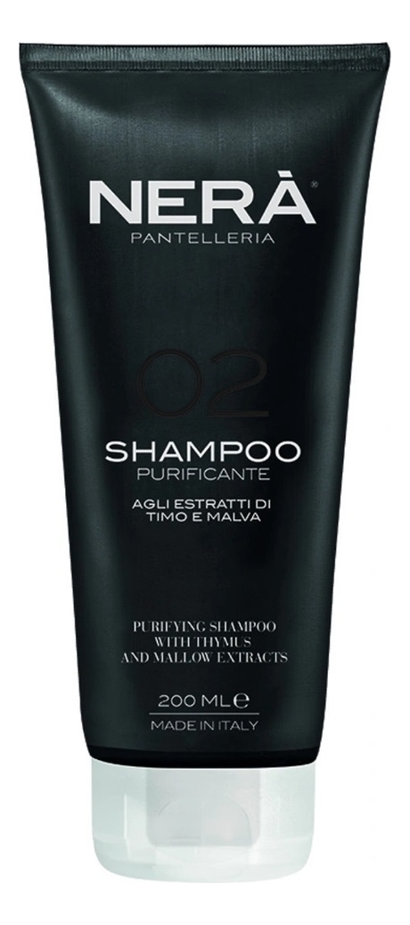 

Очищающий шампунь для волос с экстрактами тимуса и мальвы 02 Shampoo Purificante 200мл