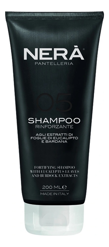 Уплотняющий шампунь для ослабленных и тусклых волос с экстрактами листьев эвкалипта и лопуха 05 Shampoo Rinforzante 200мл