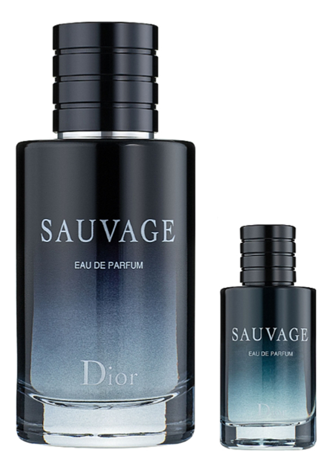 sauvage eau de parfum набор п вода 100мл п вода 10мл Sauvage Eau De Parfum: набор (п/вода 100мл + п/вода 10мл)