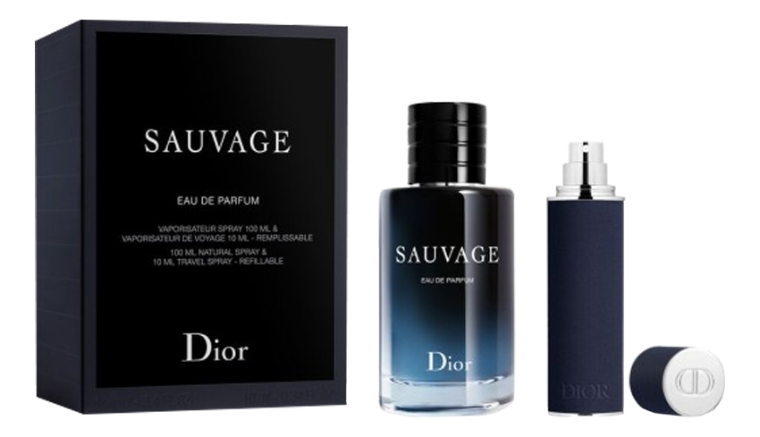 Sauvage Eau De Parfum: набор (п/вода 100мл + п/вода 10мл)