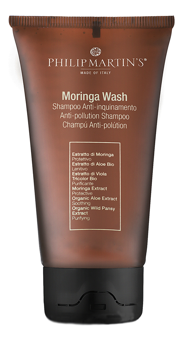 Защищающий шампунь для волос Moringa Wash Anti-pollution Shampoo: Шампунь 75мл 