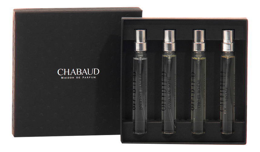 Купить Set Classic: парфюмерная вода 4*7, 5мл (Caprice De Sophie + Chic Et Boheme + Vintage + Innocente Fragilite), Chabaud Maison de Parfum
