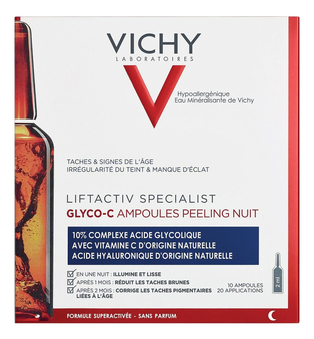 

Концентрированная антивозрастная сыворотка для лица ночная Liftactiv Specialist Glyco-C Night Pell Ampoules: Сыворотка 10*1,8мл, Концентрированная антивозрастная сыворотка для лица ночная Liftactiv Specialist Glyco-C Night Pell Ampoules