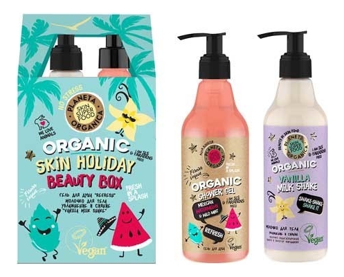 

Набор для тела Skin Holiday Skin Super Food 2*250мл (молочко Shake-Shake-Shake It Vanilla + гель для душа Refresh Mexican Watermelon & Wild Mint)