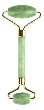 Двусторонний роллер-массажер для лица из натурального нефрита AMG 330