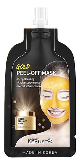 

Обновляющая маска с золотом для лица Gold Peel Off Mask 20мл