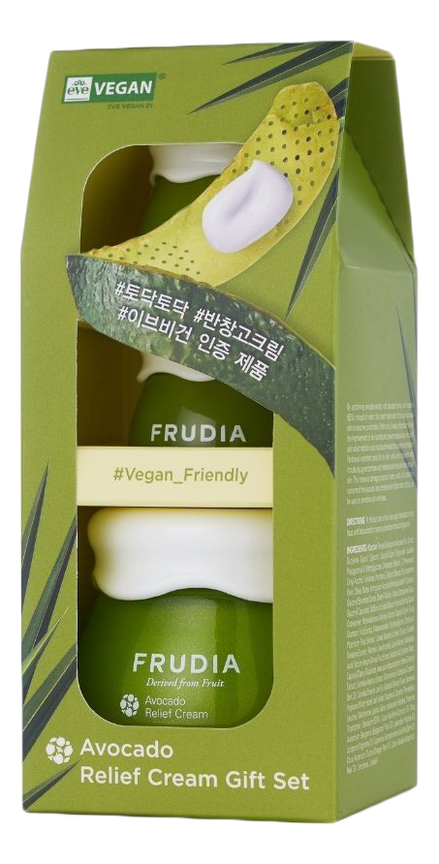 

Восстанавливающий крем для лица с экстрактом авокадо Avocado Relief Cream: Крем 55г/2*10г, Восстанавливающий крем для лица с экстрактом авокадо Avocado Relief Cream