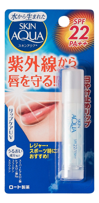 Бальзам для защиты губ от ультрафиолетовых лучей Skin Aqua Lip Care UV SPF22 PA++ 4,5г