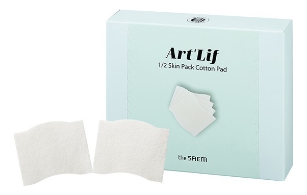 

Пэды очищающие для лица Art'Lif 1/2 Skin Pack Cotton Pad 60шт