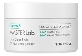 

Очищающие пэды с экстрактом центеллы азиатской Derma Master Lab Cica Clear Pads 80шт
