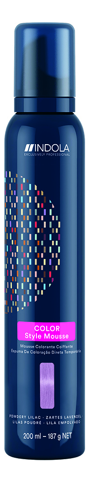 Оттеночный мусс с эффектом стайлинга Color Style Mousse 200мл: Powdery Lilac
