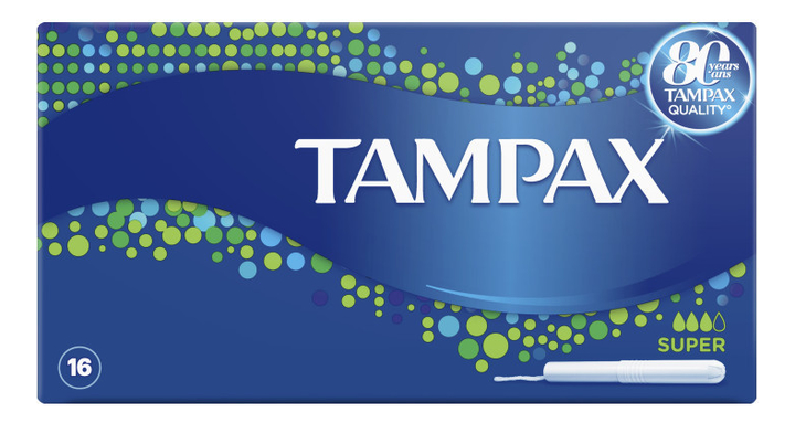 

Тампоны гигиенические с аппликатором Super: Тампоны 16шт, Тампоны гигиенические с аппликатором Super