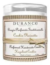 Durance Ароматическая свеча Perfumed Handmade Candle Hazelnut Cookie 180г (ореховое печенье с шоколадом)