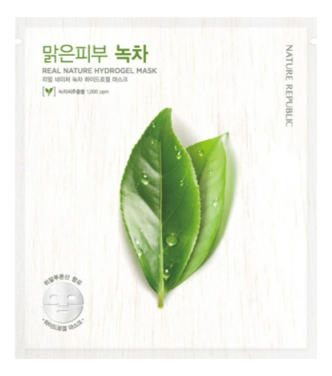 

Гидрогелевая маска для лица с экстрактом зеленого чая Real Nature Hydrogel Mask Green Tea 22г