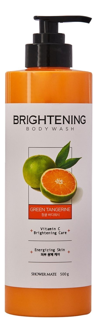 Гель для душа Shower Mate Brightening Green Tangerine 500мл