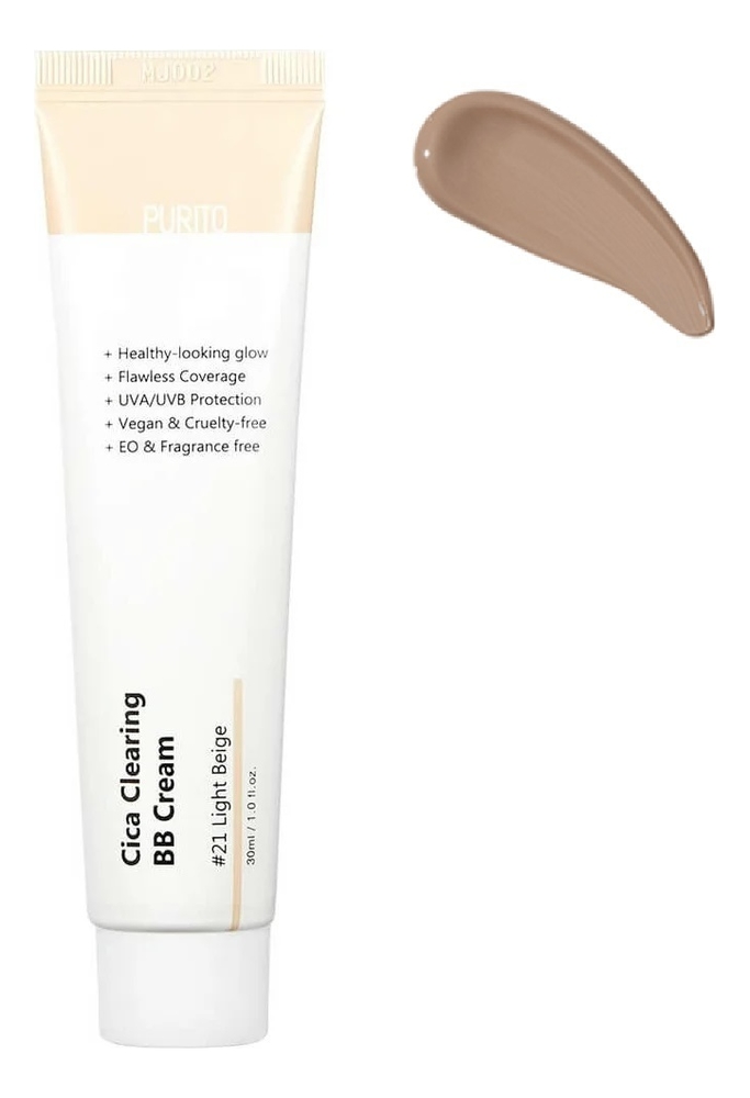 

BB крем для лица с экстрактом центеллы Cica Clearing Cream SPF38 PA+++ 30мл: 21 Light Beige, BB крем для лица с экстрактом центеллы Cica Clearing Cream SPF38 PA+++ 30мл