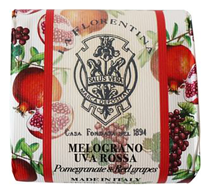

Мыло Melograno Uva Rossa: Мыло 106г, Мыло Melograno Uva Rossa