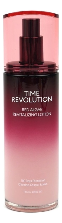 Лосьон для лица с экстрактом красных водорослей Time Revolution Red Algae Revitalizing Lotion 130мл