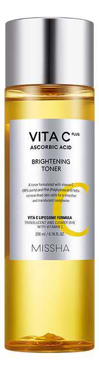 

Тонер для лица на основе витамина С Vita C Plus Brightening Toner 200мл