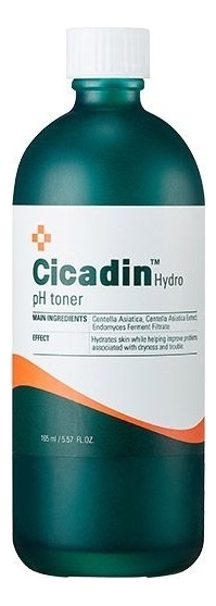 

Тонер для лица с экстрактом центеллы азиатской Cicadin Hydro pH Toner 165мл