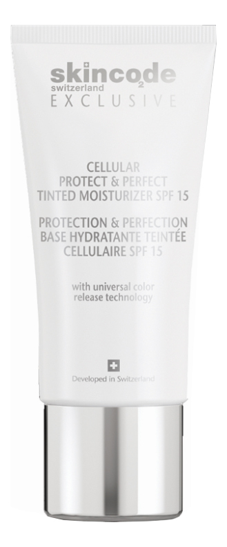 

Клеточный увлажняющий и матирующий тонирующий крем для лица Exclusive Cellular Protect & Perfect Tinted Moisturizer SPF15 30мл