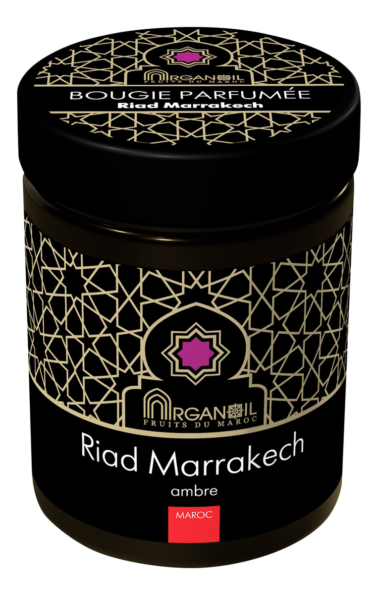 Ароматическая свеча Риад Марракеш Bougie Parfumee Riad Marrakech (амбра): Свеча 160мл ароматическая свеча payot bougie harmonisante 1 шт