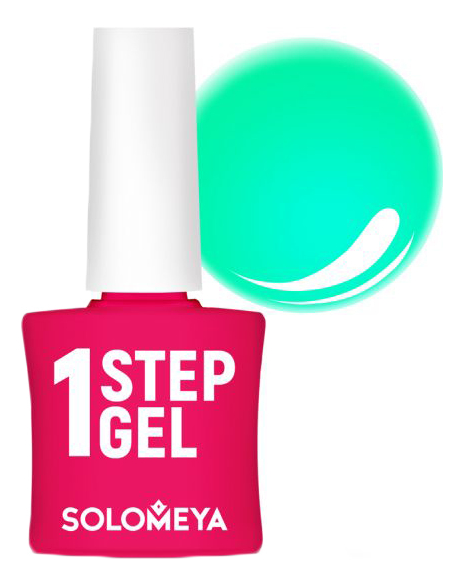 

Однофазный гель-лак для ногтей 1 Step Gel 5мл: 12 Mint, Однофазный гель-лак для ногтей 1 Step Gel 5мл
