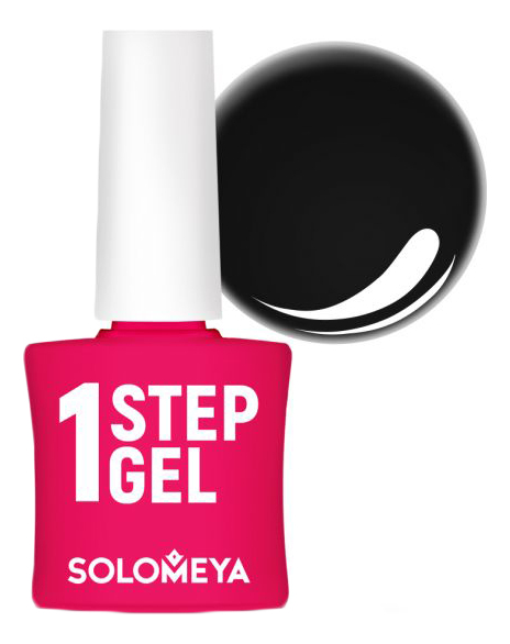 

Однофазный гель-лак для ногтей 1 Step Gel 5мл: 23 Night, Однофазный гель-лак для ногтей 1 Step Gel 5мл