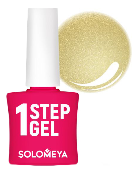 

Однофазный гель-лак для ногтей 1 Step Gel 5мл: 37 Gold, Однофазный гель-лак для ногтей 1 Step Gel 5мл