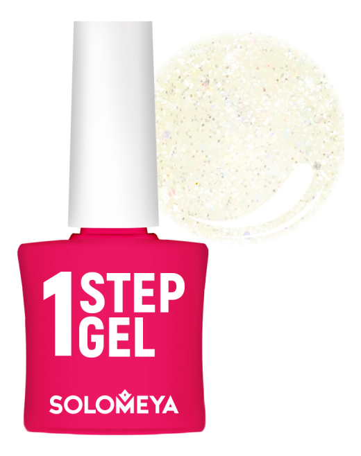 

Однофазный гель-лак для ногтей 1 Step Gel 5мл: 45 Opal, Однофазный гель-лак для ногтей 1 Step Gel 5мл