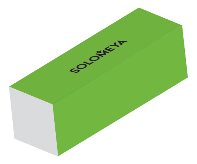 

Блок-шлифовщик для ногтей Sanding Block: Green, Блок-шлифовщик для ногтей Sanding Block