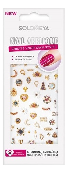 

Стойкие наклейки для дизайна ногтей Moonlight Nail Applique