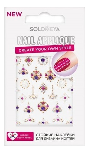 Стойкие наклейки для дизайна ногтей Oriental Tale Nail Applique