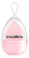 Solomeya Вельветовый спонж для макияжа Flat End Blending Sponge Lilac