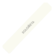 Solomeya Профессиональная пилка для натуральных и искусственных ногтей широкая Invory Nail File 180/240