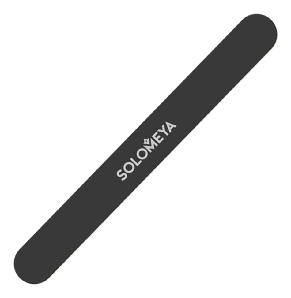 Профессиональная пилка для искусственных ногтей закругленная Graphite Nail File 100/100 профессиональная пилка для натуральных и искусственных ногтей широкая invory nail file 180 240