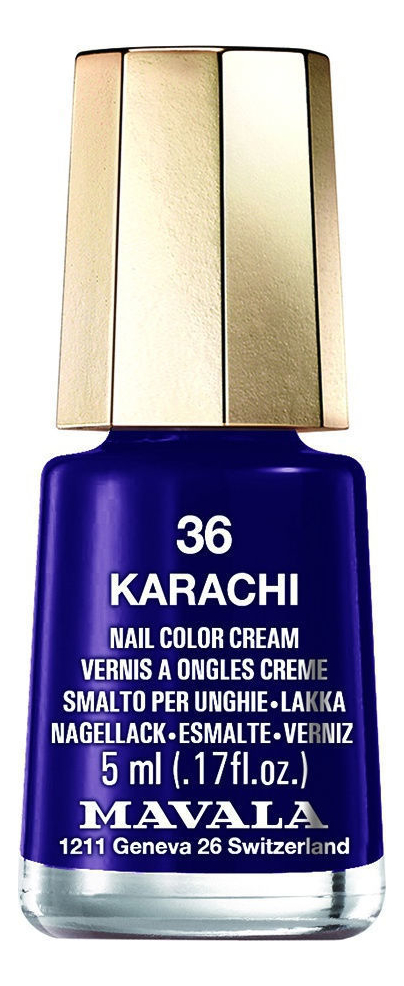 

Лак для ногтей Nail Color Cream 5мл: 36 Karachi, Лак для ногтей Nail Color Cream 5мл