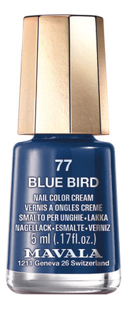Лак для ногтей Nail Color Cream 5мл: 77 Blue Bird